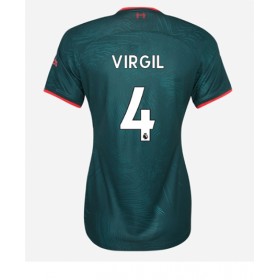 Damen Fußballbekleidung Liverpool Virgil van Dijk #4 3rd Trikot 2022-23 Kurzarm